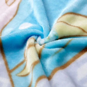 2019 Nouă Pătură Flanel Elsa Frozen Anna Printesa Ușor de Pluș Pături pe Pat/Canapea/Avion Flatsheet lenjerie de Pat Aruncă