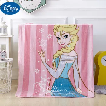 2019 Nouă Pătură Flanel Elsa Frozen Anna Printesa Ușor de Pluș Pături pe Pat/Canapea/Avion Flatsheet lenjerie de Pat Aruncă
