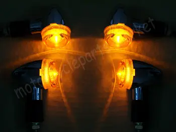 4buc Motocicleta Amber Coada Glonț de Cotitură Lumini de Semnalizare Lampă de semnalizare Pentru Suzuki Intruder Volusia VS 700 750 800 1400 1500