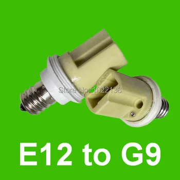 30pcs E12 să G9 LED lampă de bază adaptor de priza E12-G9 led lampă titularului converter soclu bec base Converter extender
