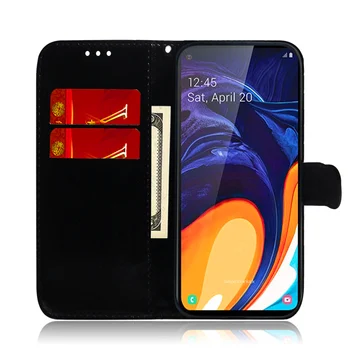 Culoare desen Uimi Flip Portofel din Piele PU Caz de Telefon Pentru Samsung Galaxy A10E A20E A10 A20 A30 A40 A50 A60 A70 A80 A90 Acoperi