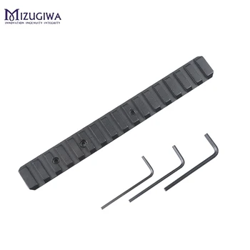 Mizugiwa 1 buc panouri Aluminiu din Aliaj de 16 Sloturi Picatinny Weaver Feroviar domeniul de Aplicare de Montare Pentru Mosin Nagant M44 91/30 M38M39Hunting Pușcă Weaver