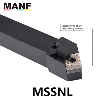 MANF 25mm MSSNR-2020K12 Strung CNC Suport Instrument de Cotitură Toolholders Externe Plictisitor Suportul de Metal de tăiere Pentru SNMG12 Insertii