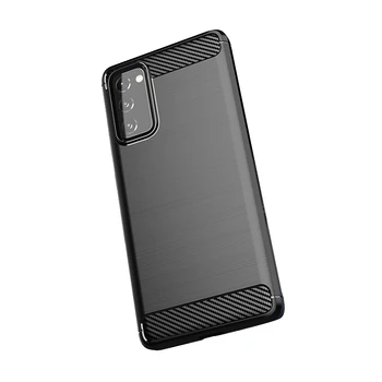 Potrivit pentru Samsung S20Fan Ediție/S20FE5G Coajă de Telefon Mobil, Anti-Drop Silicon TPU Periat de Protecție Coajă Moale