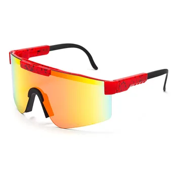 Supradimensionat Ochelari de soare Ochelari de Soare Barbati UV400 Oglindă Windproof Sport ochelari de Soare pentru Femei-O Bucată Nuante de Ochelari