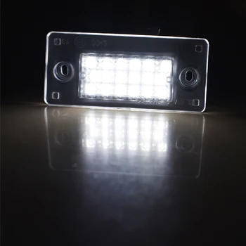 Nici o Eroare LED-uri Spate cu Numărul de Înmatriculare Lumini pentru Audi A3 A4 S4 RS4 B5 Alb Styling Auto Lampi