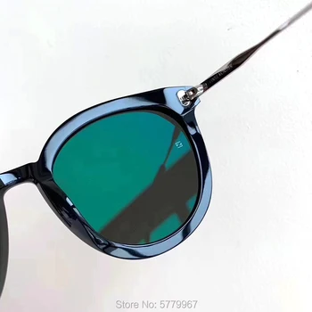Supradimensionat ochelari de Soare Femei Rotund ochelari de soare Damele de Lux, Marca Blând Epocă de Mare Rama de ochelari de Soare de sex Feminin Și cutie de original