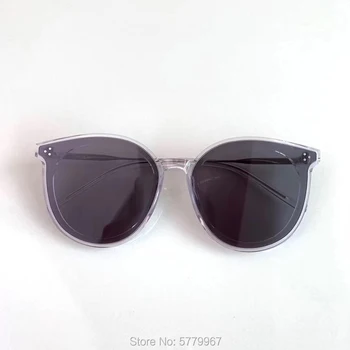 Supradimensionat ochelari de Soare Femei Rotund ochelari de soare Damele de Lux, Marca Blând Epocă de Mare Rama de ochelari de Soare de sex Feminin Și cutie de original