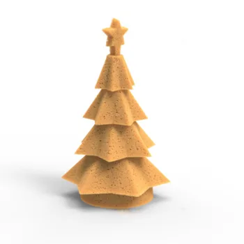 DIY de Crăciun Pomul Copt Tort Mucegai Silicon Ciocolata se Coace Mucegai Jelly Wax Cuburi de Gheata Tava Multi-Stratificat 3D Xmas Copac Tort Mucegai