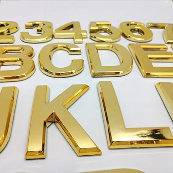 Cuvinte în limba engleză Litere Inaltime 7cm Culoare Aurie Decor Numărul de Litere Casa Adresa de Domiciliu