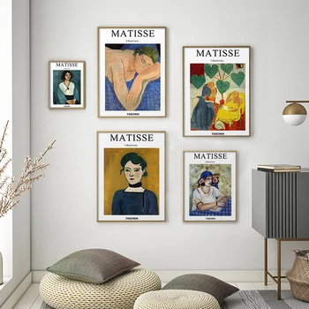 Henri Matisse Moda Retro Postere Si Printuri Abstracte Portret Arta De Perete Panza Pictura Imagini Pentru Living Decor Acasă