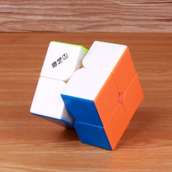 QiYi MS MoFangGe 2x2x2 Magnetica Magic Cube Profesionale Qiyi Seria MS 2x2 Puzzle Cub Stickerless Magneți Viteza Cub Qiyi M S