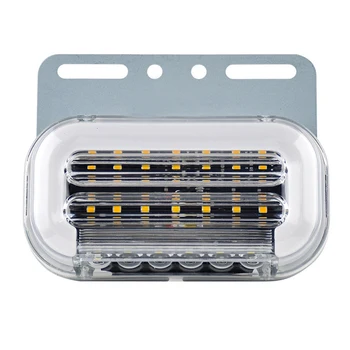 4buc 24V 24 LED-uri Impermeabil Constantă Camion Trailer Ghid de Lumină Lampă de poziție Laterală