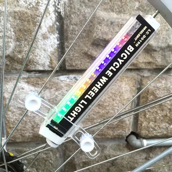 Noi Colorate Lumini pentru Biciclete Biciclete MTB roțile Vorbit Lumină 42-model 32 de LED-uri Colorate Impermeabilă Ciclism Roata Vorbit Lumina