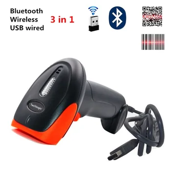 2D Wireless Bluetooth USB Cablu Scanner de coduri de Bare 2D de coduri de Bare Reader Express Scanner de coduri de Bare QR PDF417 Datametrix Cititor de Cod