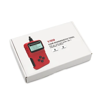 V309 Vina Masina Detector de Cititor OBD Auto Instrument de Diagnosticare OBD2 Clar Codul de Eroare Instrumente de Scanare