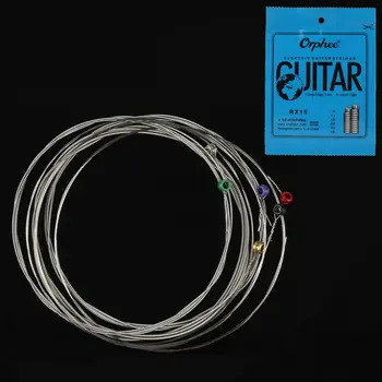Hot AD-Orphee 12 Buc Chitara Electrica String Set de Aliaj de Nichel Șir Super-Lumina de Tensiune și de Mare Ton Luminos, 6 Buc RX17 & 6 Pc