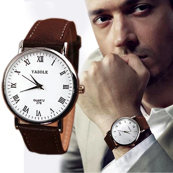 Ceasuri Faux din Piele Maro Curea Sport Nou Ceas de Omul de Afaceri Stil de Ceasuri Militare de Lux pentru Bărbați Ceas Analog Quartz#1019