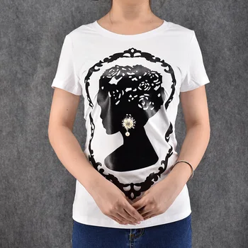 De Vânzare de Top de Haine de Femei Celebrul Designer de sex Feminin de Imprimare Femininas Casual cu maneci Femei T-shirt de Epocă Topuri pentru Femei