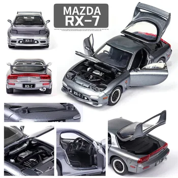 1:32 Mazda RX7 Model de Masina Aliaj Masina de Turnat Jucărie Model de Masina Trage Înapoi de Copii Jucărie de Colecție Transport Gratuit