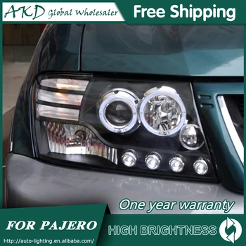 Faruri Pentru Masina Mitsubishi Pajero V73 2004-2016 Montero DRL Day Running Light Lampa de Cap cu LED Bi Xenon Bec Lumini de Ceata Tuning