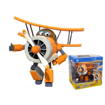 15cm ALBERT Super Aripi de Dimensiuni Mari Avioane de Transformare Robot Figurine Jucarii Super Aripa Mini Jett Jucărie pentru Cadou de Crăciun