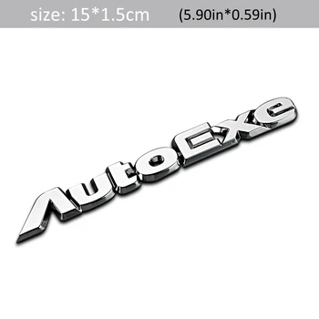1buc 3D Metal Autoexe Masina Partea din Spate Emblema Portbagaj Insigna Autocolant Autocolante pentru Masini Universale Moto Bike Accesorii Decorative