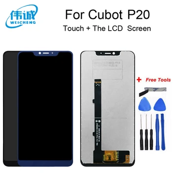 WEICHENG Calitate de Top Pentru Cubot P20 Display LCD+Touch Screen Digitizer Înlocuirea Ansamblului Accesorii +Instrumente Gratuite