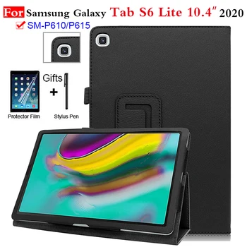 Slim Flip Coque pentru Samsung Galaxy Tab S6 Lite 10.4 SM-P610 P615 Caz Smart Auto Dormi PU Kickstand pentru Samsung P610 P615 Acoperi