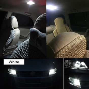 10 buc W5W T10 LED-uri Auto de Interior Bec Auto Lampă de Parcare Pentru vw polo, golf 4 5 6 7 mk2 mk3 passat b5 b6 b7 bora, beetle touareg