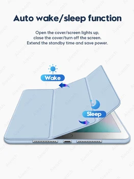 Funda Pentru iPad Air 4 3 2 Mini 5, Cu Suport de Creion din Piele PU Nano Silicon Cover Pentru iPad 10.2 2019 2018 2017 Pro 11 2020 Caz