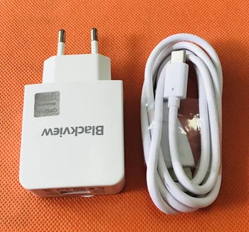 Original Încărcător de Călătorie UE Adaptor Priza+ Cablu USB de Tip C pentru Blackview BV8000 Pro 5.0