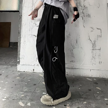 2020 Fierbinte Buzunare Mari Cargo pantaloni pentru femei Talie Mare Libertate Streetwear pantaloni Largi Tactice Pantaloni hip hop nou jogging pantaloni