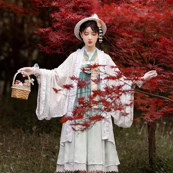 Stil Preppy student Hanfu retro dulce lolita seturi strat+rochie victoriană imprimare fata kawaii loli pentru gothic lolita kimono