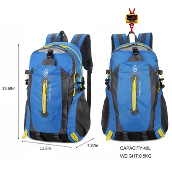 40L unisex impermeabile barbati rucsac de călătorie pachet sport rucsac în aer liber, Alpinism, Drumeții, Alpinism, Camping rucsac pentru bărbați