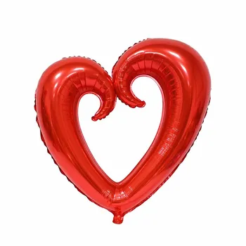 10/20/50pcs 36 inch pe Cârlig în Formă de Inimă Baloane Folie Nunta Ziua Îndrăgostiților Decor Te Iubesc Gonflabile Aer Globos Consumabile