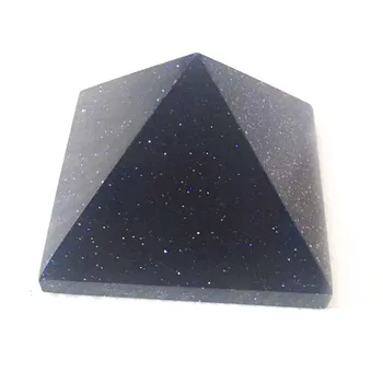 Piatra Naturala De Cristal Mineral Albastru San Piramida Decor Acasă Vrăjitorie Cult Meditație Roata Puls De Energie De Vindecare