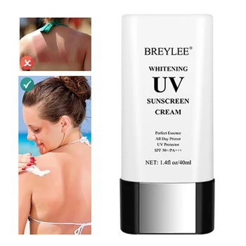 BREYLEE Albire UV, Crema de protecție Solară SPF50 Crema PA+++ Hidratanta Anti-Imbatranire cu Ulei de Control Reduce Melanina Îngrijirea Feței TSLM2