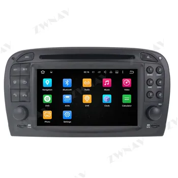 4G+64G Android 9.0 Masina DVD Player Stereo GPS Glonass Navi pentru Mercedes Benz SL R230 SL500 2001-2007 Audio-Video Multimedia Radio