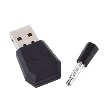Adaptor Wireless Pentru PS4 Gamepad Controler de Joc Consola Căști USB Dongle pentru Sony Negru 4 controller