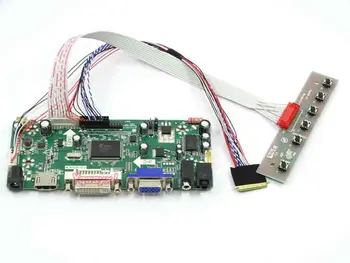Yqwsyxl Control Board Monitor Kit pentru N156HGE-LB1 HDMI+DVI+VGA LCD ecran cu LED-uri Controler de Bord Driver