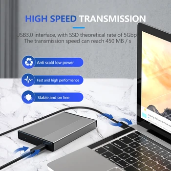 Blueendless HDD Caz SATA la USB 3.0 de Mare Viteza de 5Gbps 6TB Aluminiu HDD Hard Disk Cutie pentru Noua Tableta Laptop Hard Disk Extern