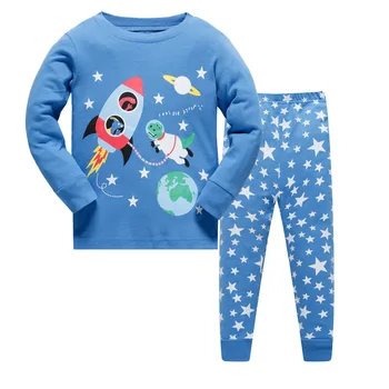 3-8 ani de crăciun pentru copii dinozaur seturi de pijamale copii, pijamale baieti dungi pijama baby santa pijamas