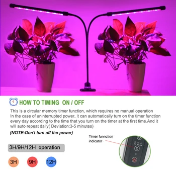 Led-uri Cresc de Lumină întregul Spectru Lampa Pentru Plantele de Casa 5V USB de Interior Răsad Phytolamps Pentru Orhidee Desktop Fitolampy Cu Timer