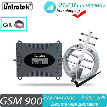Lintratek FIERBINTE GSM 900mhz Repetor de Semnal 2G de Voce Date 2G 900 (B8) Repetor de Semnal Amplificator Celulare Antena Yagi+10m de Cablu #4