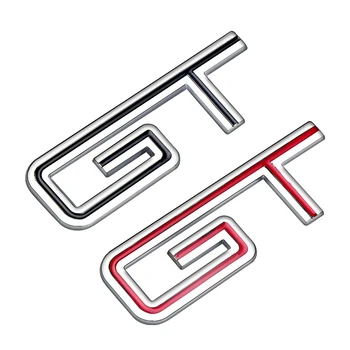 3D Meta GT emblema, Insigna auto autocolant Decal Pentru BMW X1 X3 X5 X6 Ford Mustang Focus Mk 1 2 3 7 Mondeo Accesorii Styling Auto