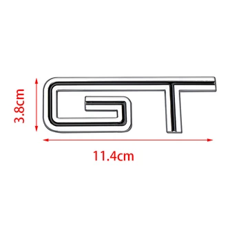 3D Meta GT emblema, Insigna auto autocolant Decal Pentru BMW X1 X3 X5 X6 Ford Mustang Focus Mk 1 2 3 7 Mondeo Accesorii Styling Auto