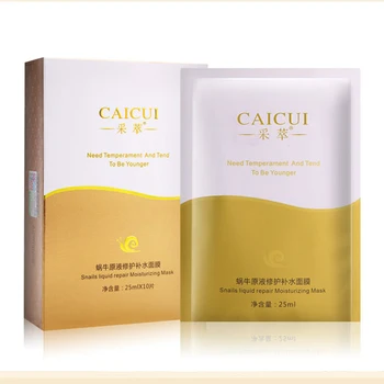 10buc/Lot CAICUI Melc se Concentreze Umiditate Hidratare Masca Faciala cu Acid Hialuronic Albi Micsora porii anti-rid de îngrijire a pielii