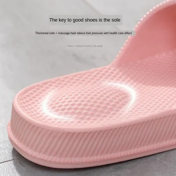 Femei de Casa Papuci de Vară Casual pentru Femei Papuci din Plastic EVA Usoare Unisex Masaj Baie, papuci Slide-uri de uz Casnic