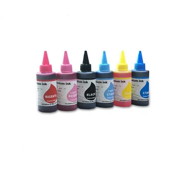 6 Culori Un Set de Refill cerneala Dye Compatibila Pentru HP Photosmart 3110 320 D7460 C5100 C5140 C5183 C6270 C6280 C6180 C6183 Printer